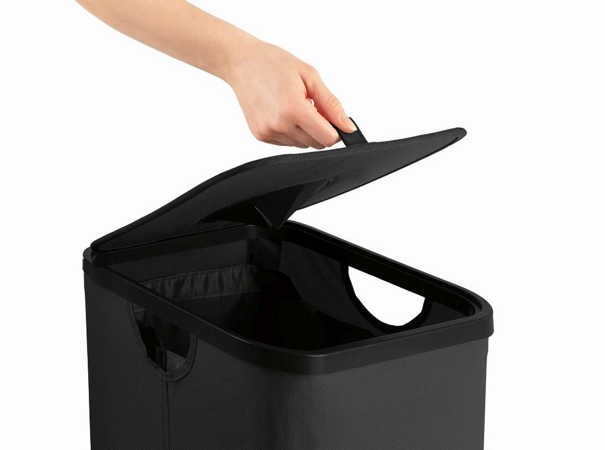 FLASCHENSAMMLER EASYmaxx  - Schwarz, Basics, Naturmaterialien/Kunststoff (40/32,5/72cm) - EASYMAXX