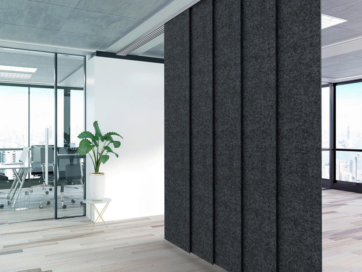 AKUSTIKPANEEL  - Hellgrau, Basics, Kunststoff (55/240/0,9cm)