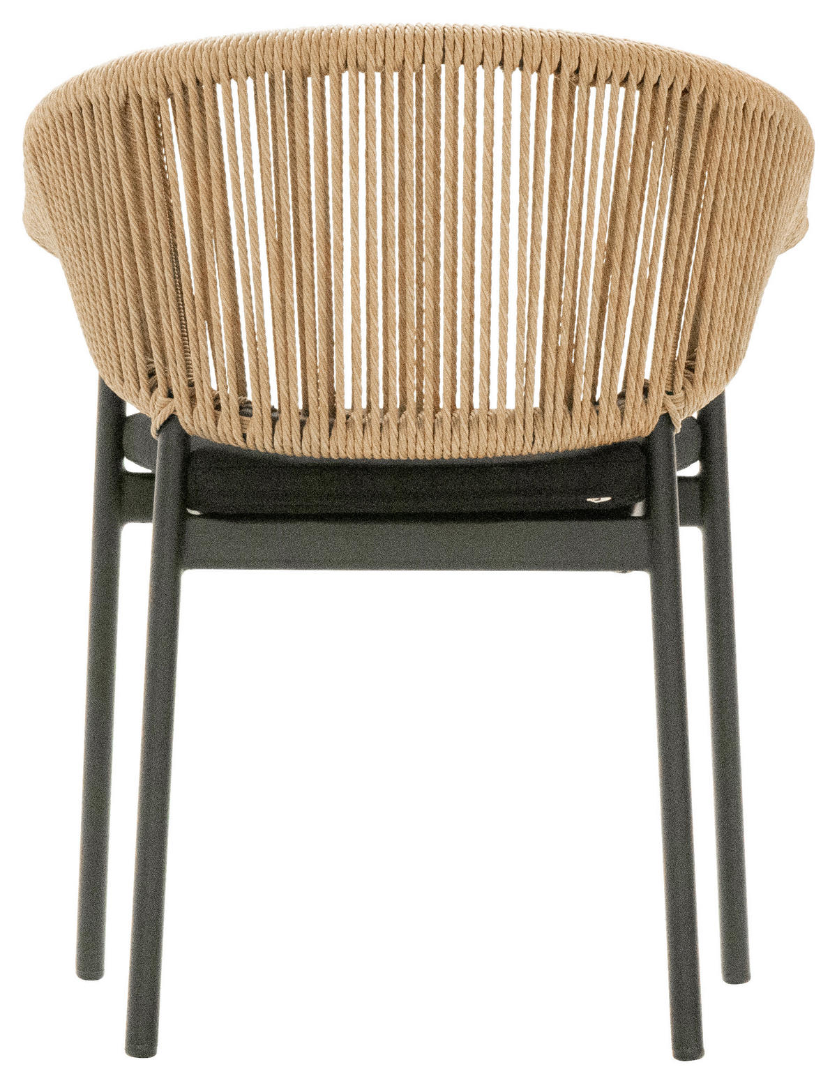 STOLICA SLOŽIVA  prirodne boje, crna  metal, plastika, tekstil      - prirodne boje/crna, Design, metal/tekstil (64/79,5/59cm) - Dieter Knoll