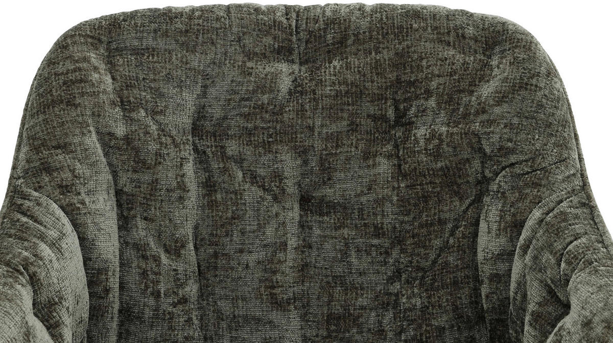 KAROSSZÉK zöld, fekete  - fekete/zöld, Modern, textil/fém (59,5/84/63,5cm) - Livetastic