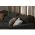 ECKSOFA in Struktur Schwarz  205/284 cm  - Schwarz, Design, Kunststoff/Textil (205/284cm) - Xora