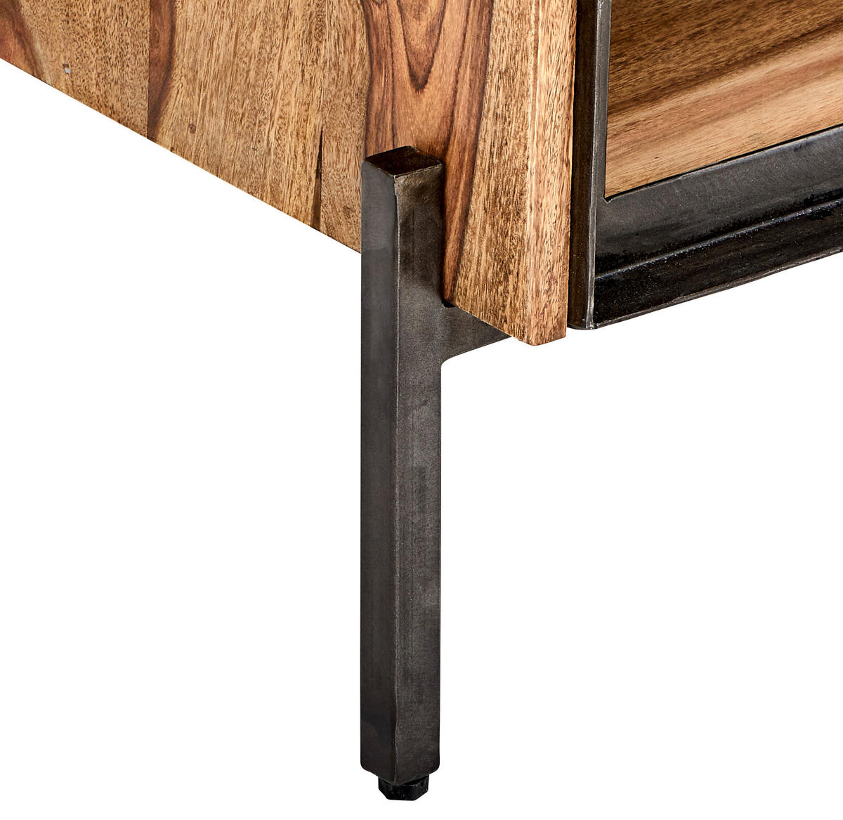 LOWBOARD  in 175/60/40 cm  - Sheeshamfarben/Grau, KONVENTIONELL, Holz/Stein (175/60/40cm) - Livetastic