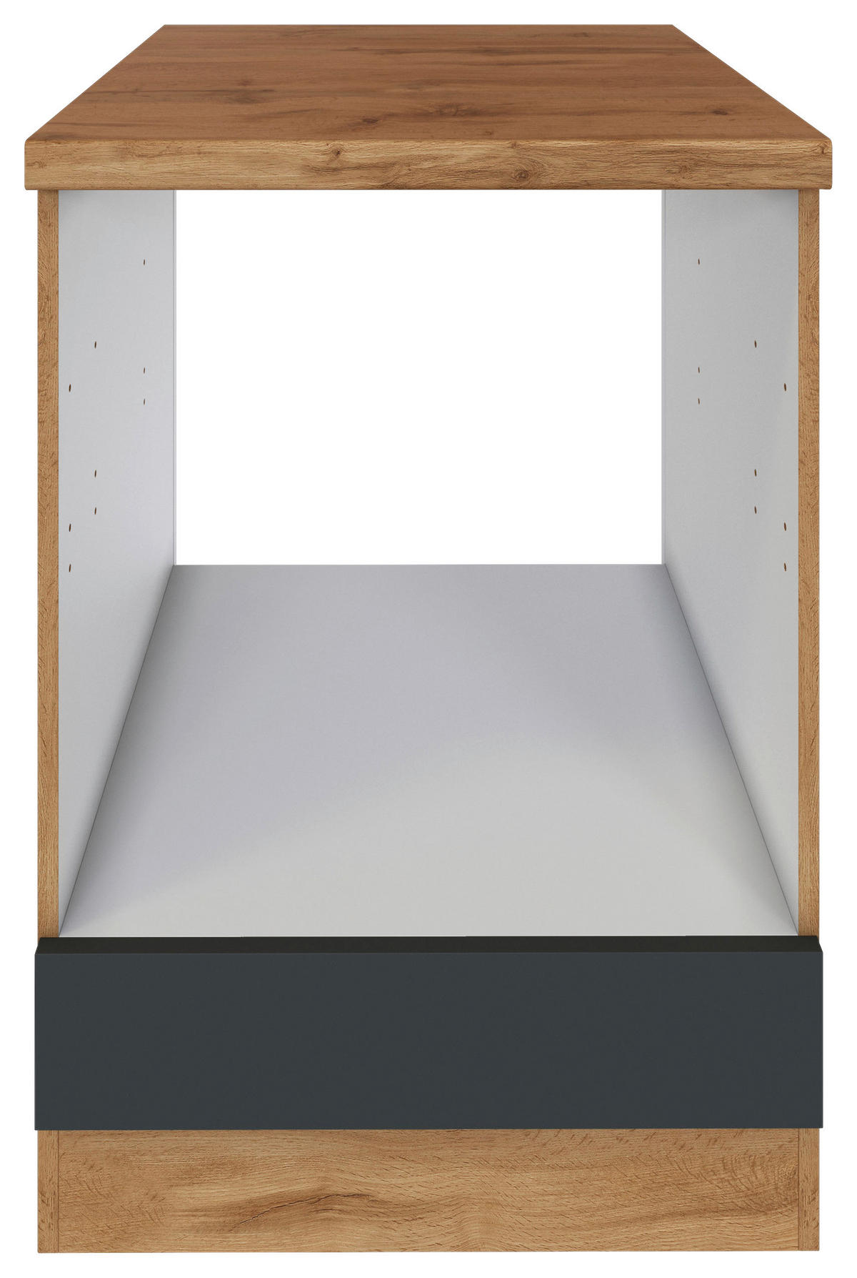 HERDUMBAUSCHRANK 60/86/60 cm  in Grau, Eiche Wotan  - Eiche Wotan/Grau, Design, Holzwerkstoff (60/86/60cm) - Held