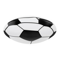 LED-DECKENLEUCHTE 36/10 cm   - Schwarz/Weiß, KONVENTIONELL, Kunststoff/Metall (36/10cm) - Globo