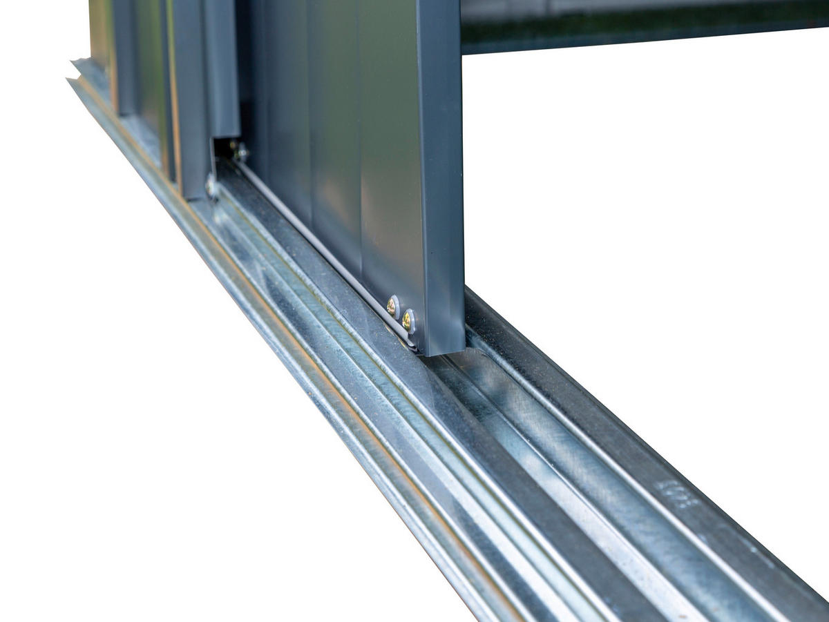 DOMČEK NA NÁRADIE   - sivá, Basics, kov (194/191/151cm)