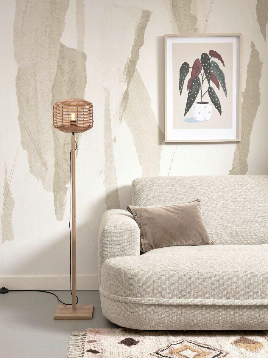 GOLVLAMPA GOOD&MOJO  25/25/130 cm    - naturfärgad, Trend (25/25/130cm) - Good & Mojo