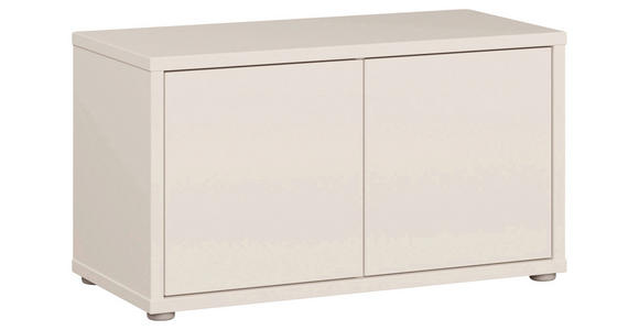 GARDEROBENBANK - Sandfarben/Grau, MODERN, Kunststoff (74,5/41,5/34,9cm) - Carryhome