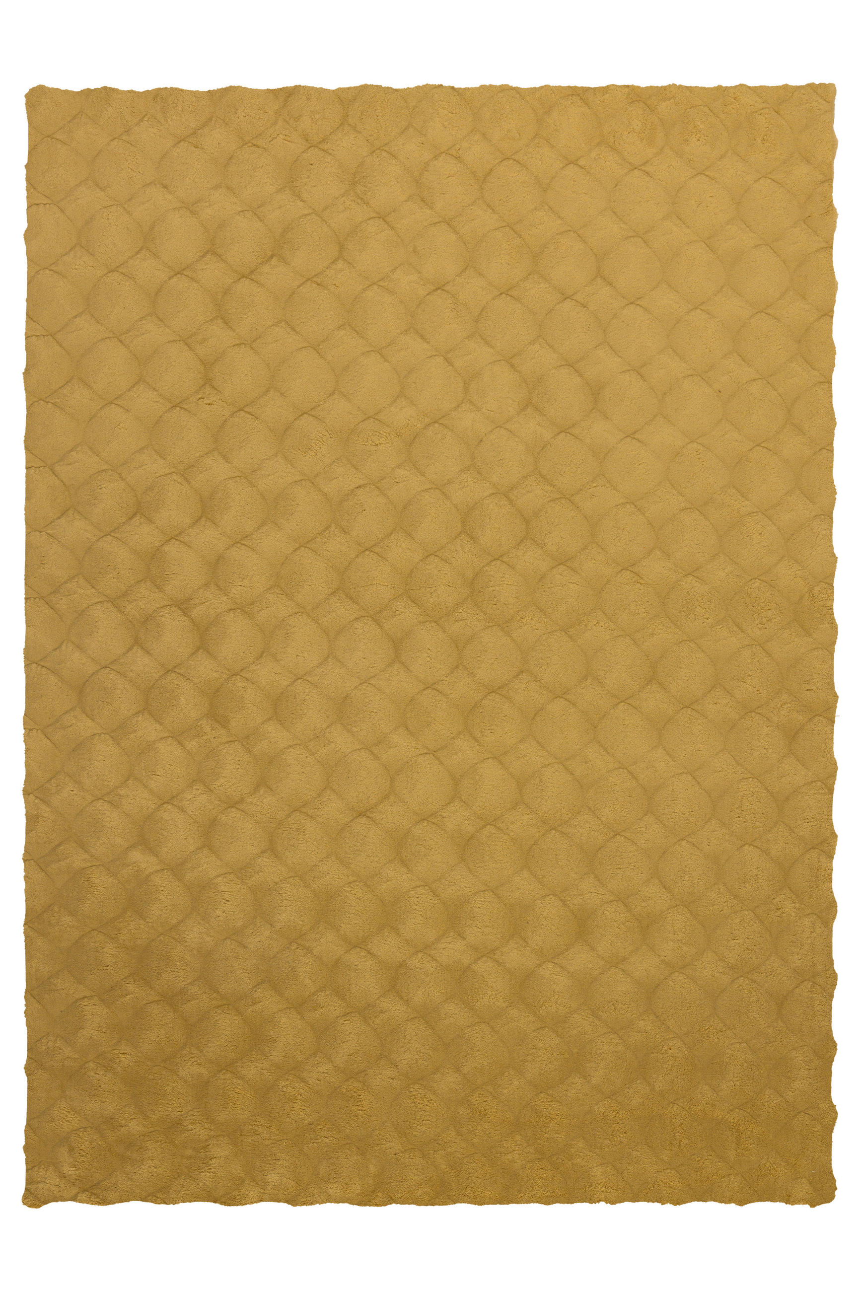 Obsession Hochflorteppich My Diamond Cut Gelb 200x290 cm