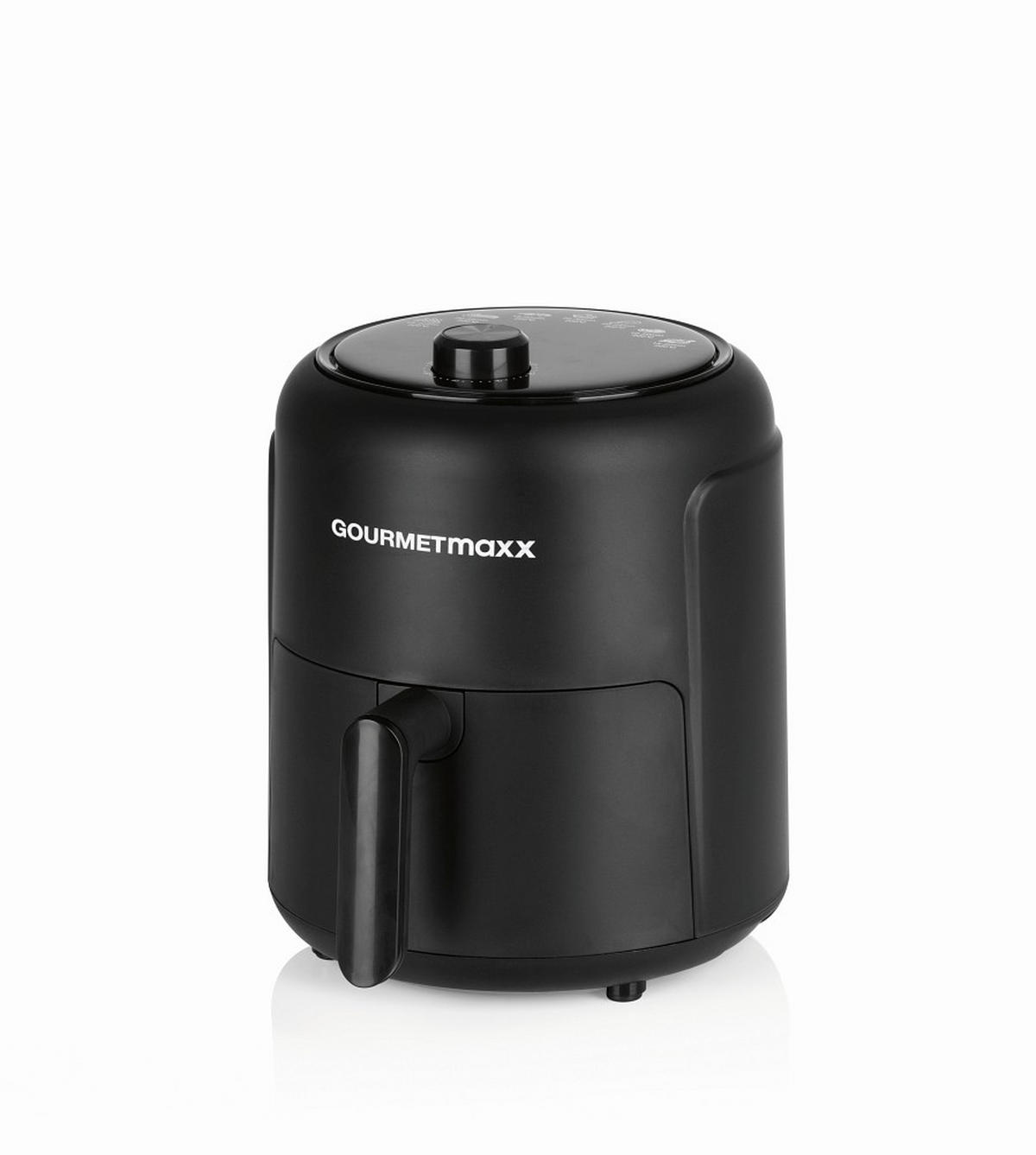 HEIßLUFTFRITTEUSE GOURMETmaxx 2,3 L  - Schwarz, Basics, Kunststoff (30,4/22,8/27,9cm) - GOURMETMAXX