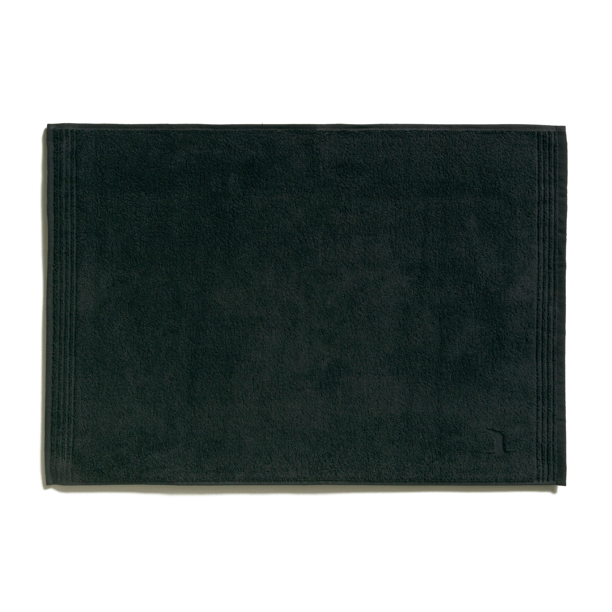 BADEMATTE Schwarz 50/70 cm  - Schwarz, Basics, Textil (50/70cm) - Moeve