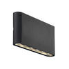 AUßENWANDLEUCHTE 17,5/3/9 cm   - Schwarz, Design, Metall (17,5/3/9cm) - Nordlux