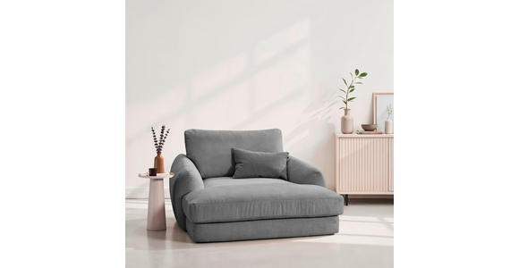 XXL-SESSEL - Dunkelgrau/Schwarz, KONVENTIONELL, Kunststoff/Textil (132/81/158cm) - Carryhome