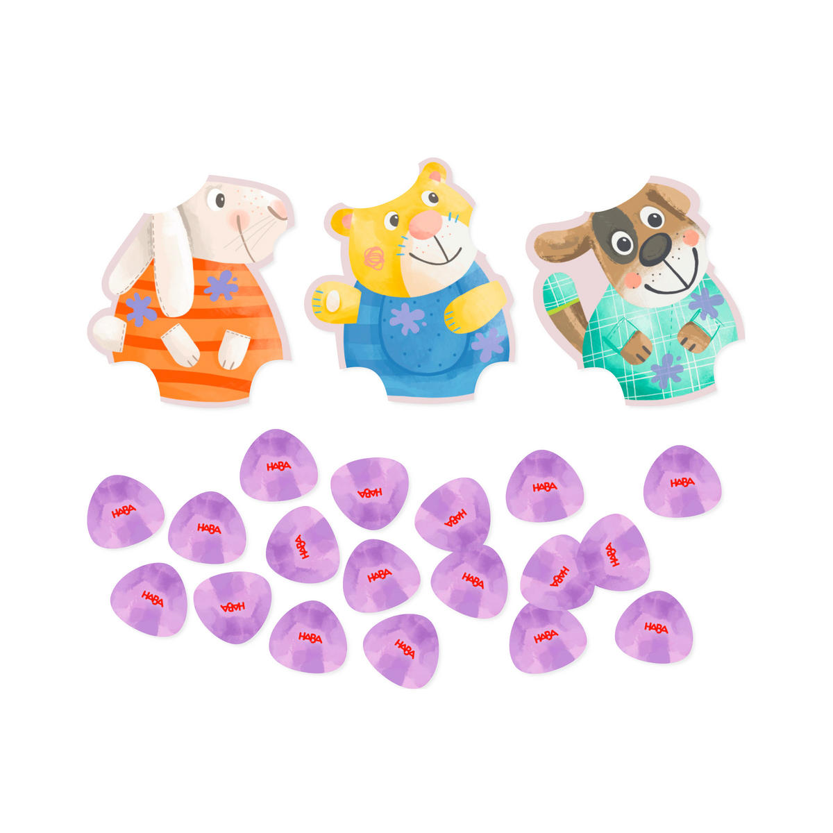 LERNSPIEL Meine ersten Spiele ToGo  - Multicolor, Basics, Karton (13/13/3,8cm) - Haba
