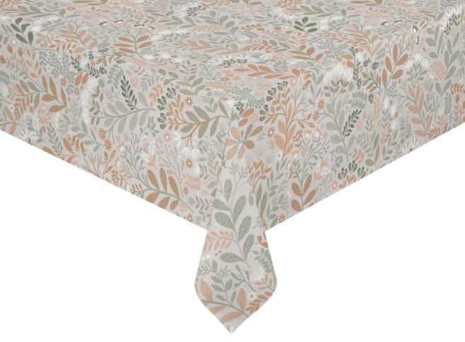 BORDSDUK textil gul, orange 140/240 cm  - orange/gul, Basics, textil (140/240cm)