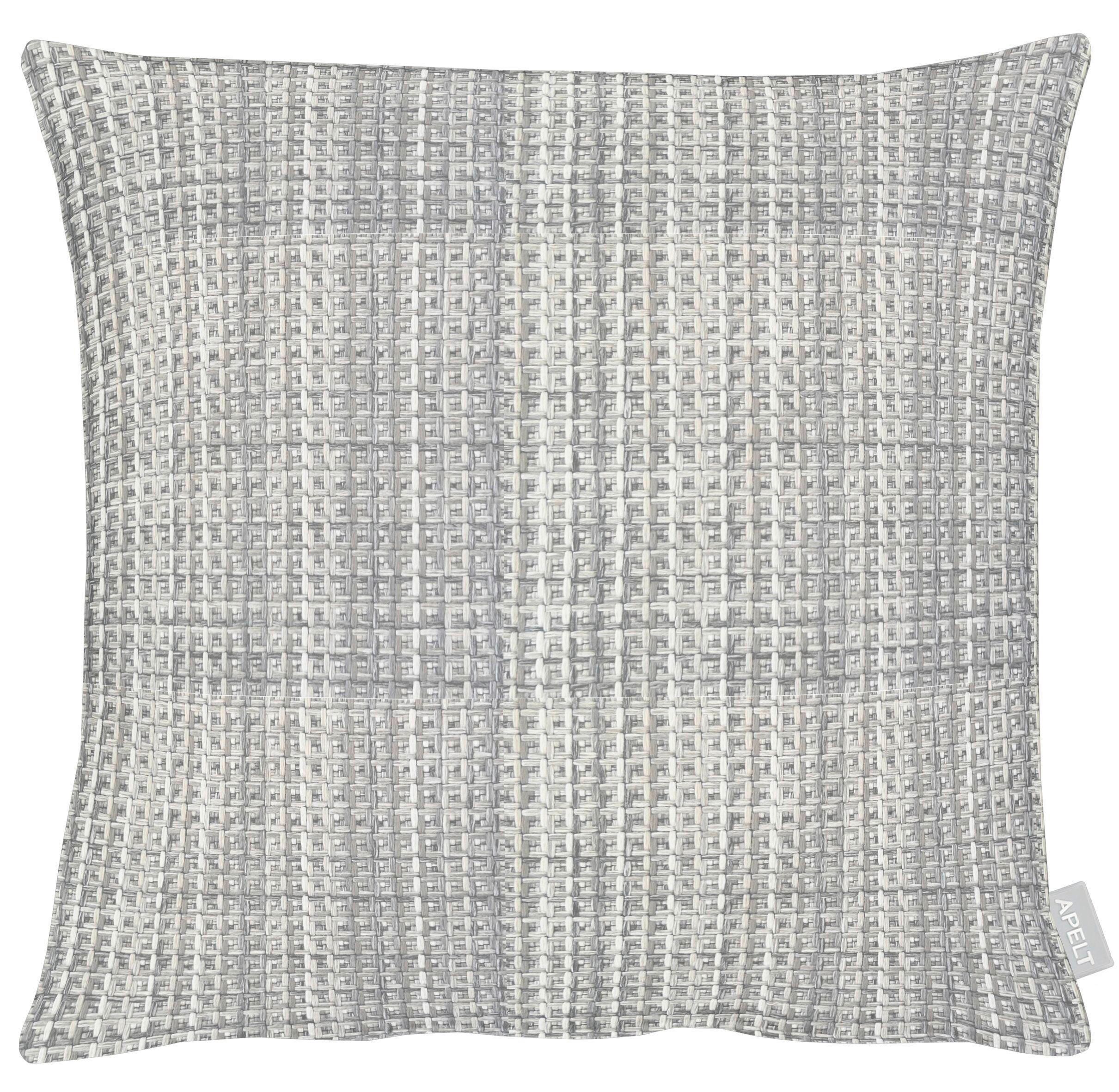 ZIERKISSEN  45/45 cm   - Hellgrau, Basics, Textil (45/45cm) - Apelt