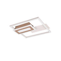 PLAFONIERĂ CU LED - cappuccino, Basics, metal (30,0/4,5/33,0cm)