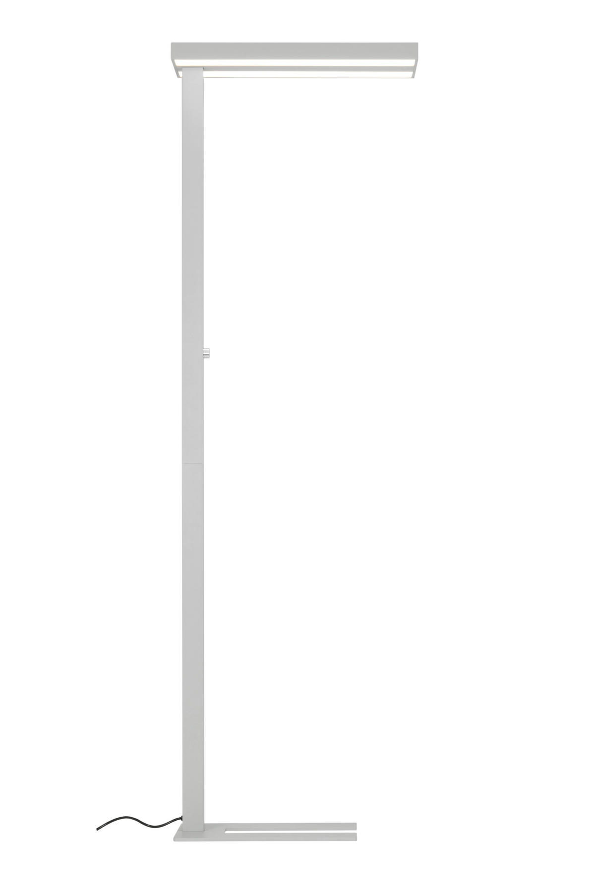 LED-STEHLEUCHTE 61/28/195 cm    - Klar/Chromfarben, KONVENTIONELL, Kunststoff/Metall (61/28/195cm) - Novel