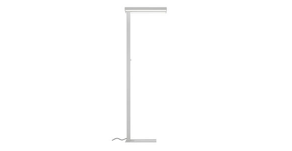 LED-STEHLEUCHTE 61/28/195 cm - Klar/Chromfarben, KONVENTIONELL, Kunststoff/Metall (61/28/195cm) - Novel