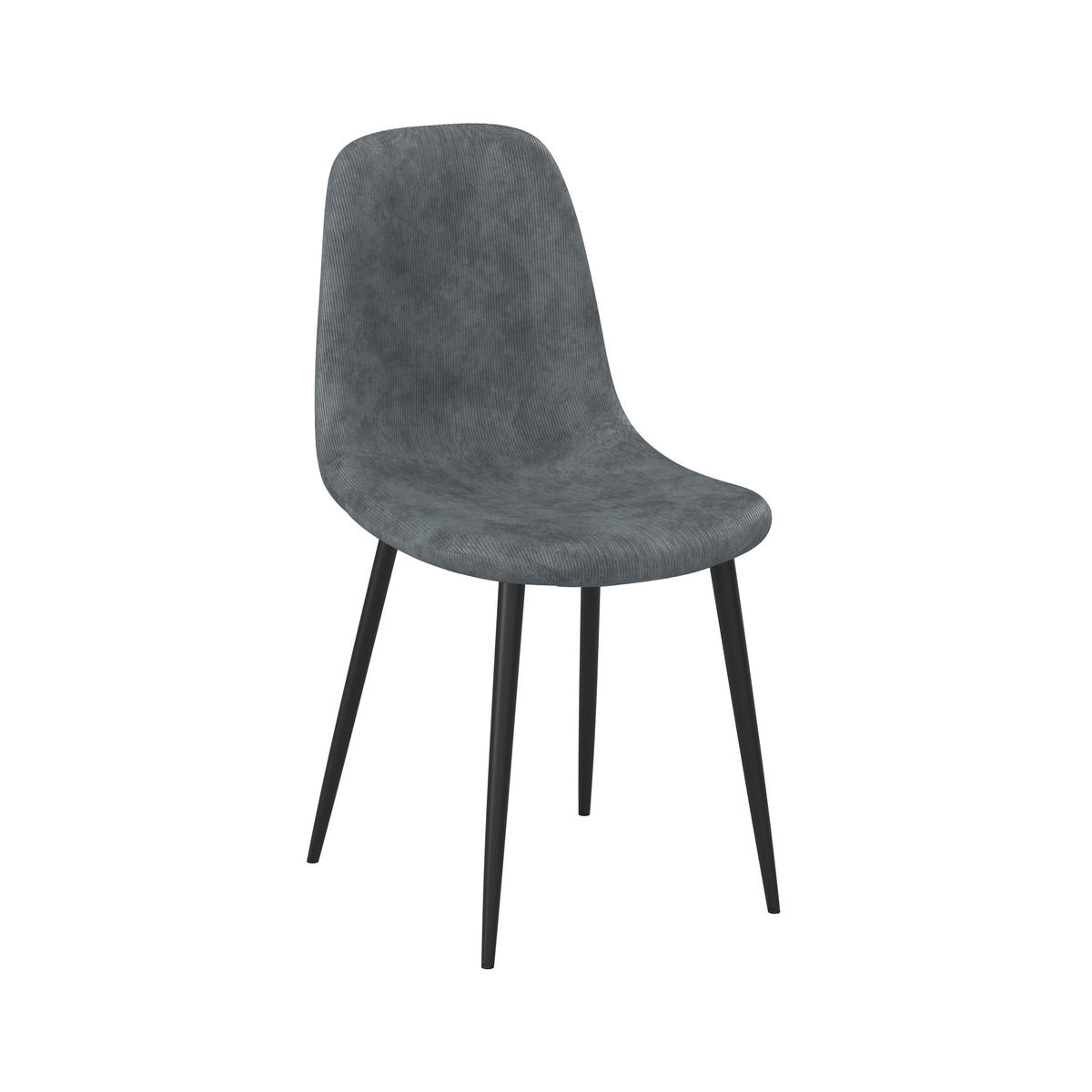 ŽIDLE, šedá - šedá/černá, Design, kov/textil (44/86/53cm) - P & B