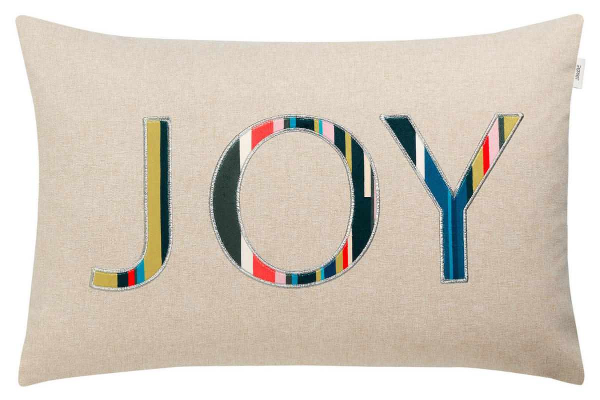 KISSENHÜLLE E-Joy 38/58 cm  - Beige/Multicolor, Basics, Textil (38/58cm) - Esprit