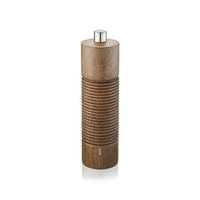 SALZ- ODER PFEFFERMÜHLE 5/18 cm   - Alufarben/Braun, Design, Holz/Keramik (5/18cm) - Gefu