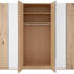 DREHTÜRENSCHRANK in massiv Eiche Weiß, Eichefarben - Eichefarben/Silberfarben, Natur, Glas/Holz (299/222/57cm) - Valdera DREHTÜRENSCHRANK in massiv Eiche Weiß, Eichefarben - Eichefarben/Silberfarben, Natur, Glas/Holz (299/222/57cm) - Valdera