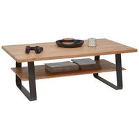 COUCHTISCH in Holz, Metall 120/70/42,6 cm  - Schwarz/Kernbuche, Natur, Holz/Metall (120/70/42,6cm) - Valnatura
