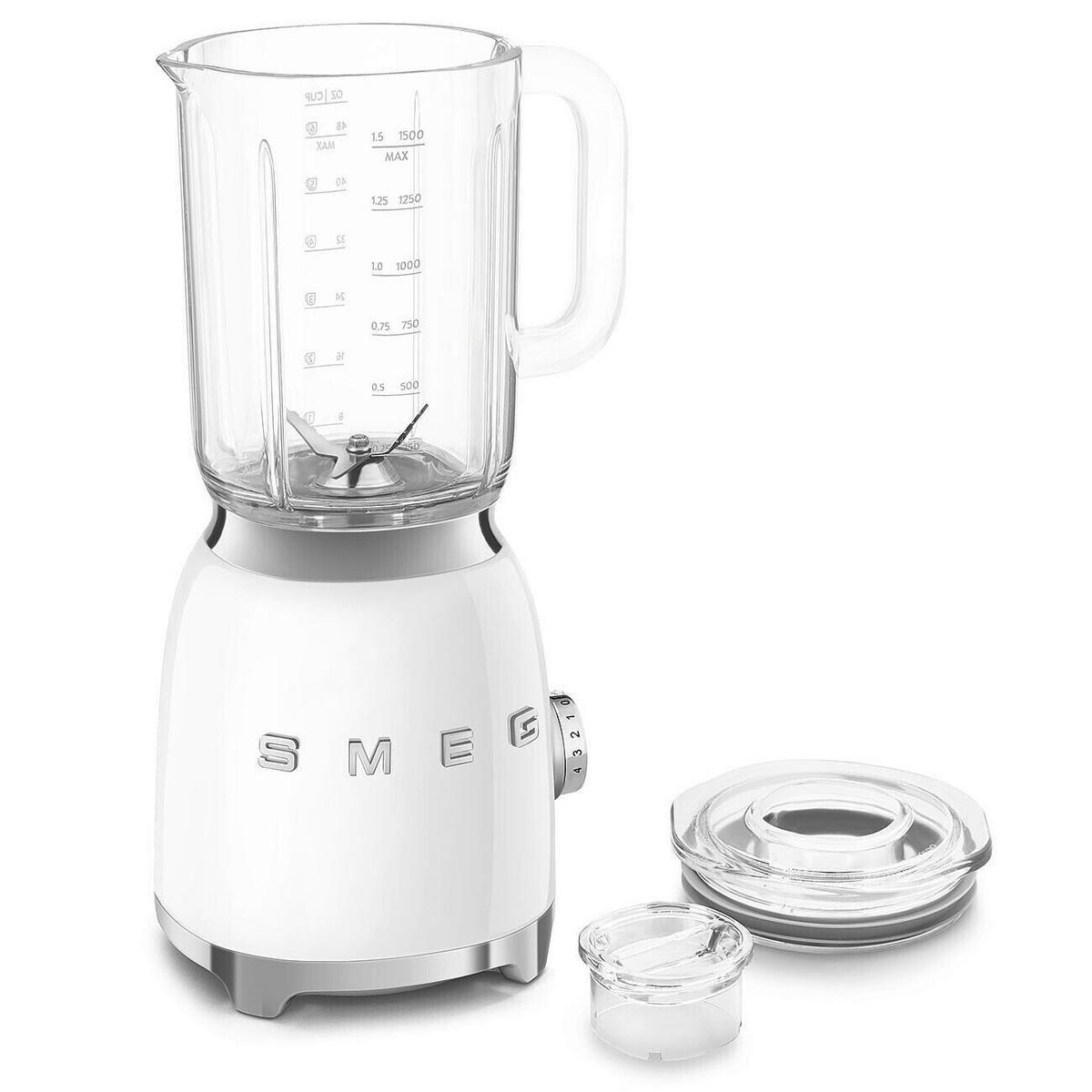 STANDMIXER 50's Style  - Weiss Hochglanz, Trend, Metall (19.7/39.7/16.3cm) - SMEG
