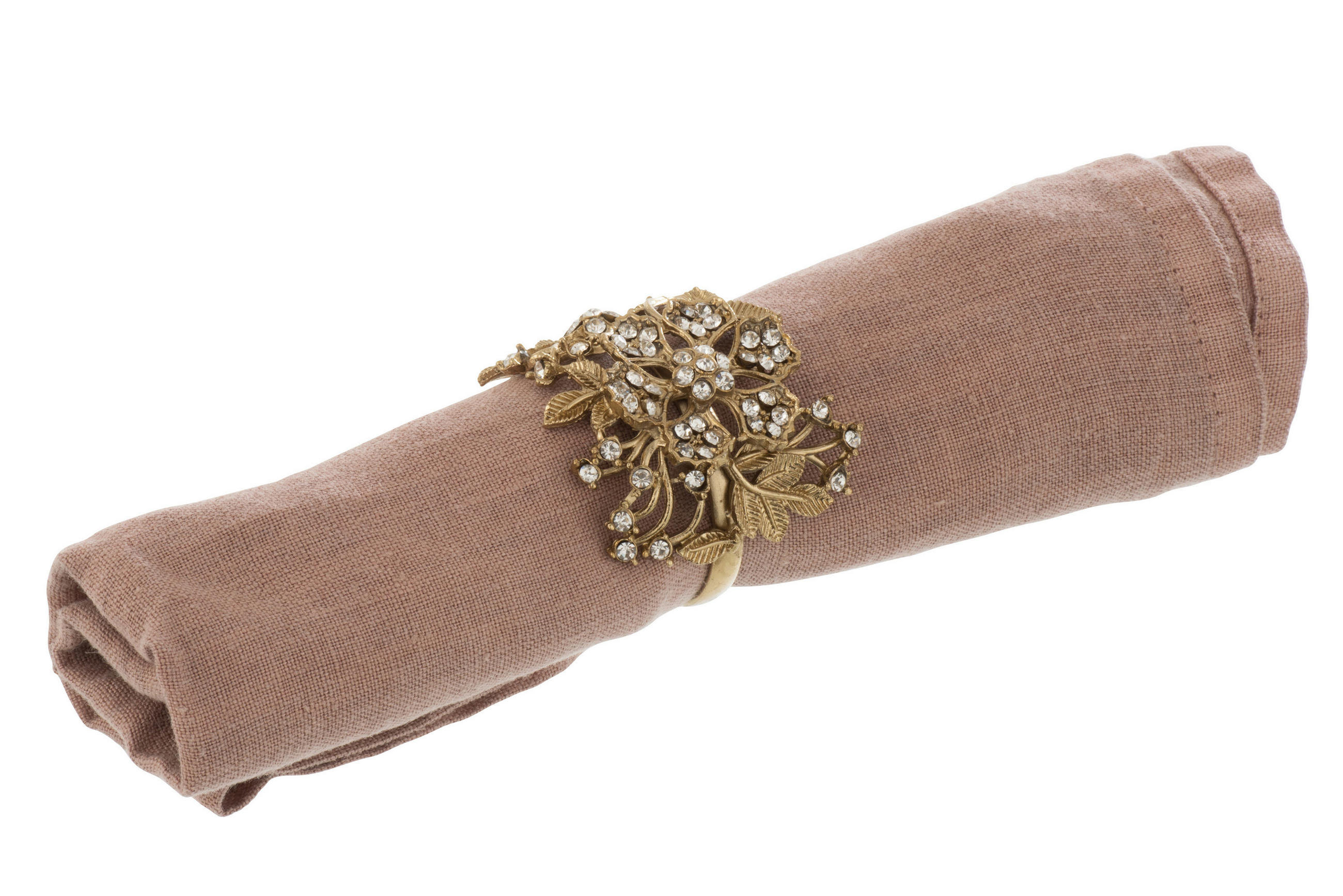 SERVIETTENRING   - Goldfarben, Basics, Metall (5/5/5,5cm)