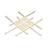 LED-DECKENLEUCHTE 27 W    53,5/53,5/4,5 cm  - Silberfarben, Basics, Kunststoff/Metall (53,5/53,5/4,5cm) - Boxxx