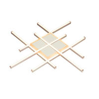 LED-DECKENLEUCHTE 27 W    53,5/53,5/4,5 cm  - Silberfarben, Basics, Kunststoff/Metall (53,5/53,5/4,5cm) - Boxxx