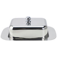 BUTTERDOSE Metall  - Silberfarben, Design, Metall (18,5/12,2/7cm) - Echtwerk