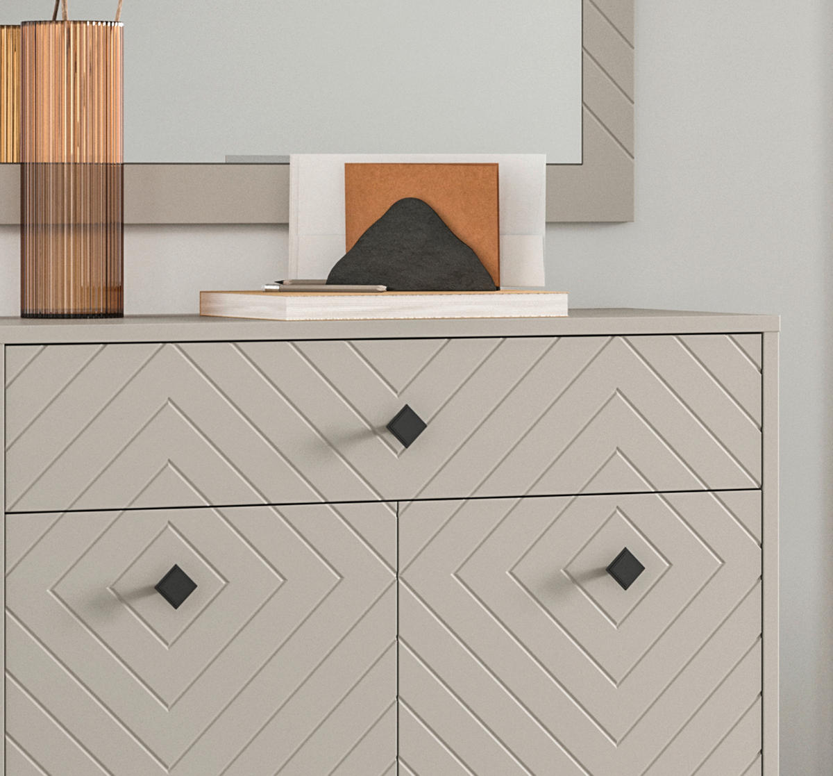 GARDEROBNA OMARA  - Design, kovina/leseni material (80/195/35cm) - MID.YOU
