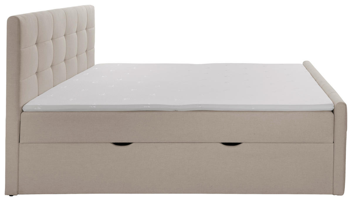 BOXBETT 180/200 cm  in Beige  - Beige, Basics, Textil (180/200cm) - Boxxx