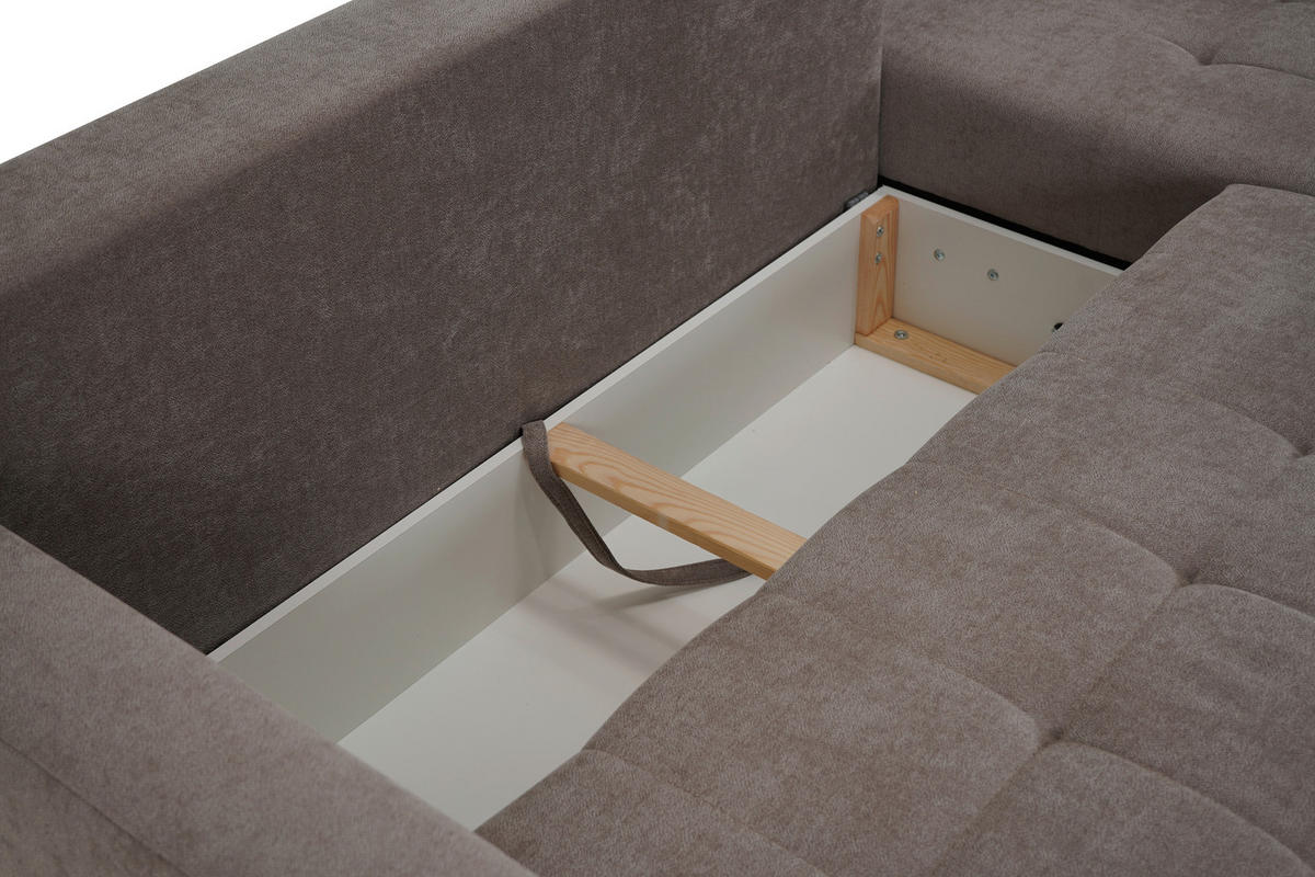 HÖRNSOFFA i ljusbrun  - ljusbrun, Design, textil (232/141cm) - MID.YOU