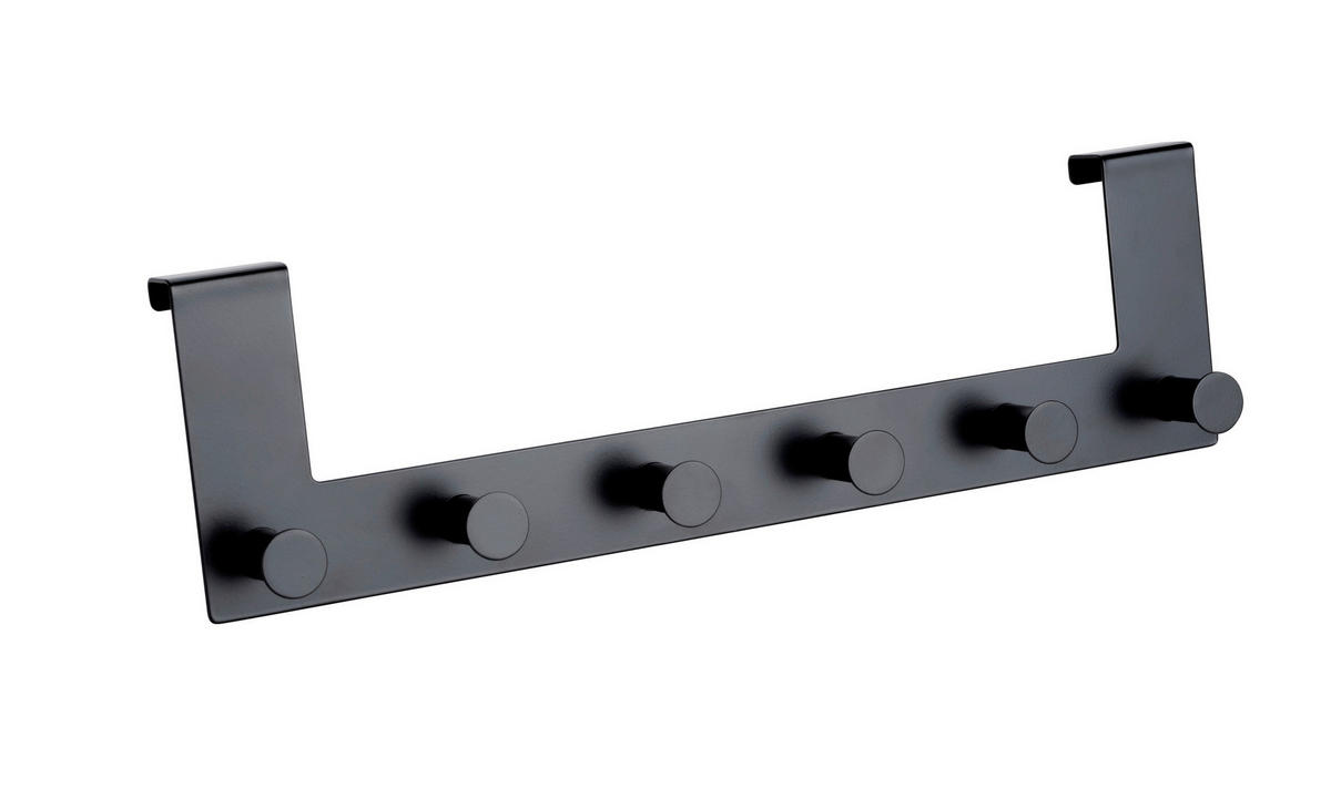 TÜRGARDEROBE  in Schwarz  - Schwarz, Basics, Metall (39/11/5,5cm) - Schöner Wohnen
