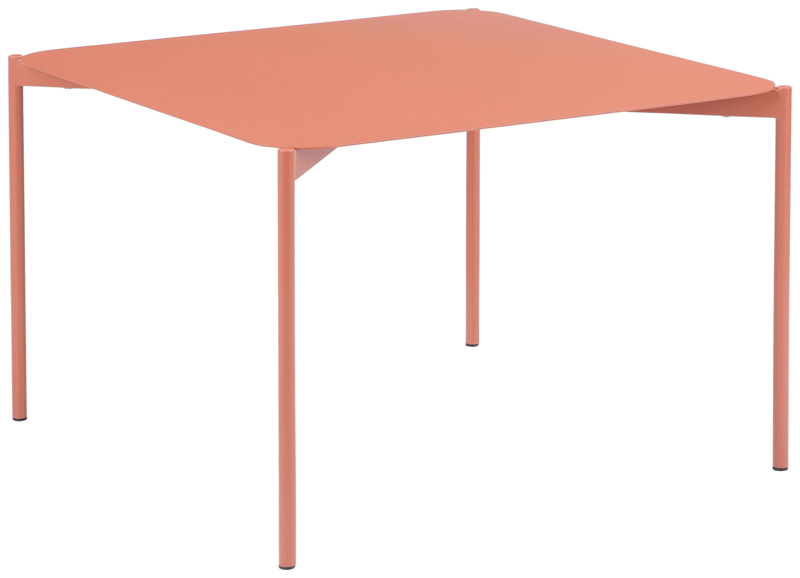 COUCHTISCH 60/60/40 cm quadratisch Terracotta  - Terracotta, Design, Metall (60/60/40cm) - Carryhome