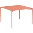 COUCHTISCH 60/60/40 cm quadratisch Terracotta  - Terracotta, Design, Metall (60/60/40cm) - Carryhome