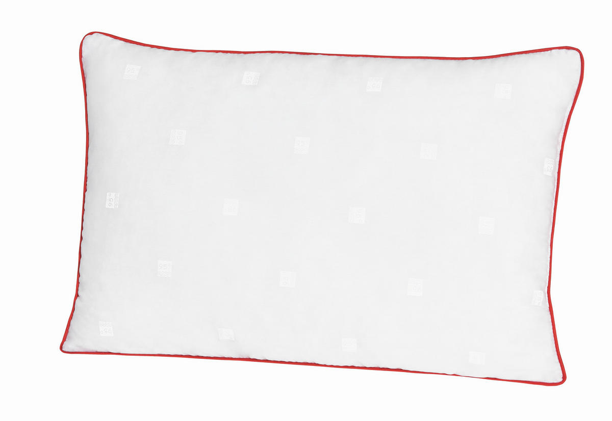 KOPFPOLSTER   - Weiß, Basics, Textil (40/80/20cm) - Yatas