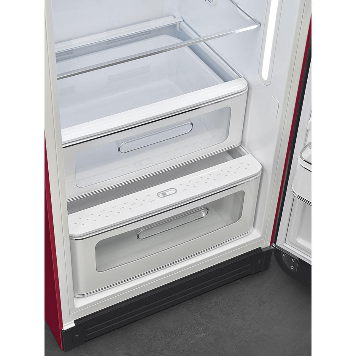 KÜHLSCHRANK 60,1/153/72,8 cm FAB28RDRB5  - Rot, Basics, Metall (60,1/153/72,8cm) - SMEG