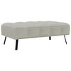 HOCKER Cord, Batyline® Naturfarben  - Schwarz/Naturfarben, Design, Textil/Metall (131/49/77cm) - Lomoco