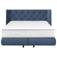BOXSPRINGBETT 200/200 cm  in Blau  - Blau/Schwarz, KONVENTIONELL, Holz/Holzwerkstoff (200/200cm) - Dieter Knoll