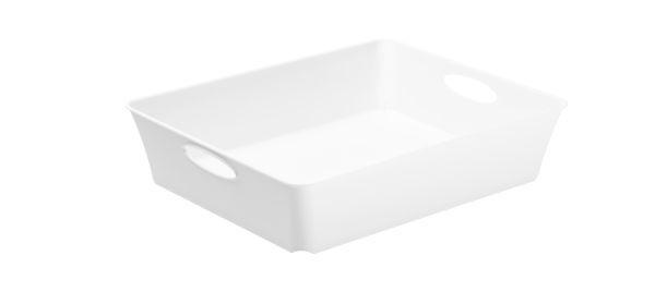 BOX - Weiß, Basics, Kunststoff (26.4/21.2/6cm) - Rotho