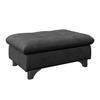 HOCKER Chenille Anthrazit  - Chromfarben/Anthrazit, KONVENTIONELL, Textil/Metall (108/46/108cm) - Livetastic