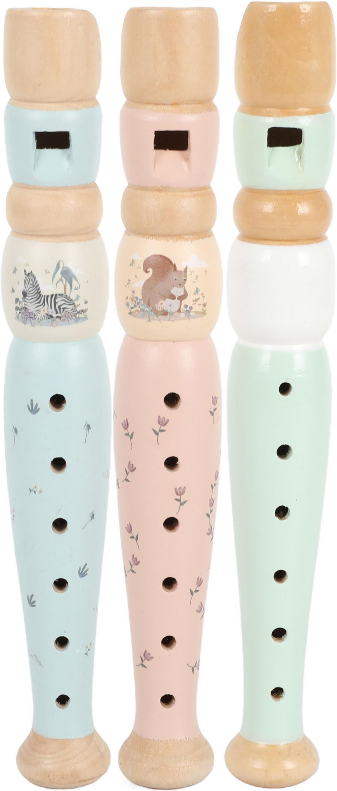 MINIFLÖTE  - Blau/Pink, Trend, Holz (20,1cm) - Avelia