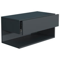 NACHTSCHRANK 60/30/32 cm  - Anthrazit, MODERN, Holzwerkstoff (60/30/32cm) - MID.YOU