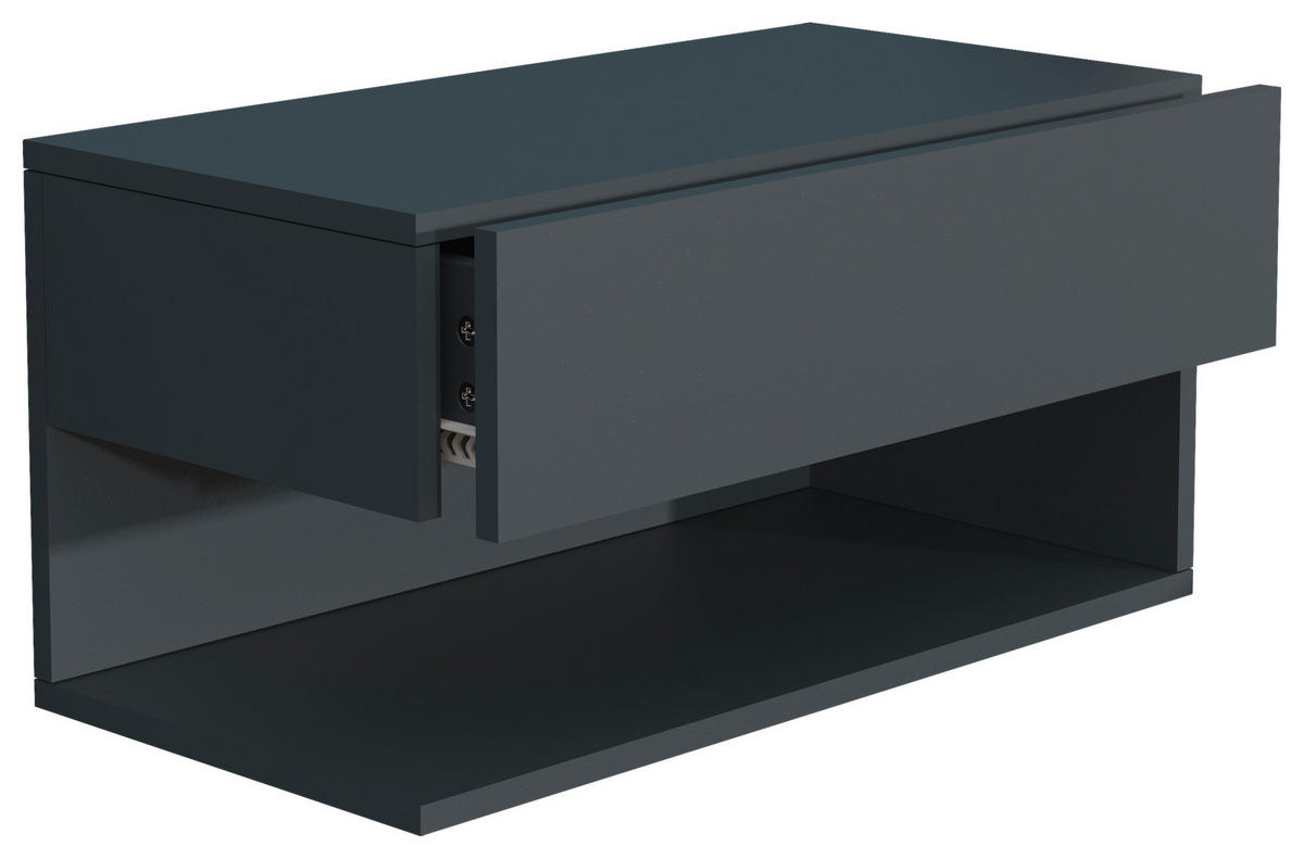 NACHTSCHRANK 60/30/32 cm  - Anthrazit, MODERN, Holzwerkstoff (60/30/32cm) - MID.YOU