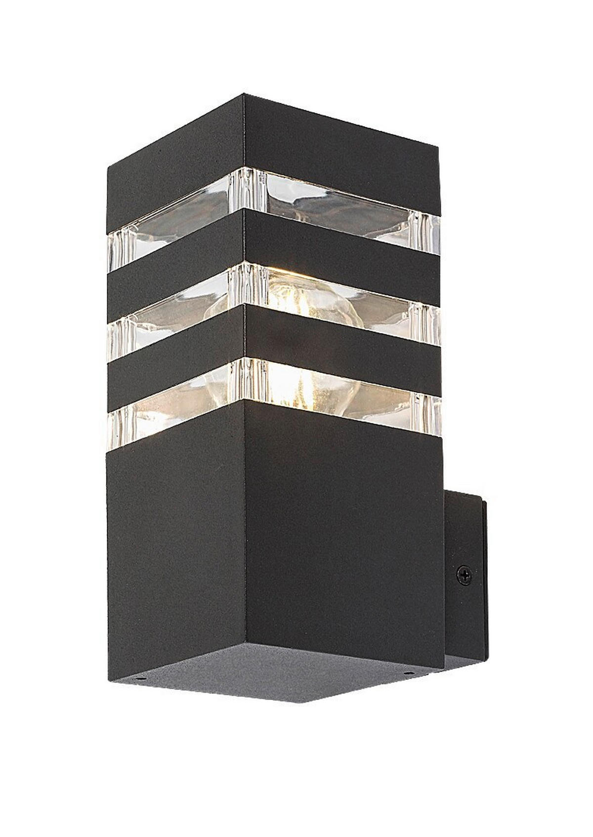 ZIDNA SVJETILJKA VANJSKA Ankara  - prozirno/antracit, Basics, metal/plastika (9/20cm)