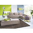 WOHNLANDSCHAFT Mikrofaser Rückenkissen - Schlammfarben/Alufarben, Design, Textil/Metall (304/204cm) - DIETER KNOLL