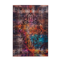 FLACHWEBETEPPICH 80/150 cm Galaxy 425 Multi / Braun Multicolor, Braun  - Multicolor/Braun, Basics, Textil (80/150cm) - Novel